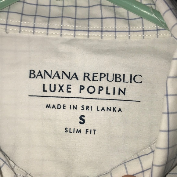 Once Used Banana Republic Men’s S Dress Shirt - Picture 4 of 4